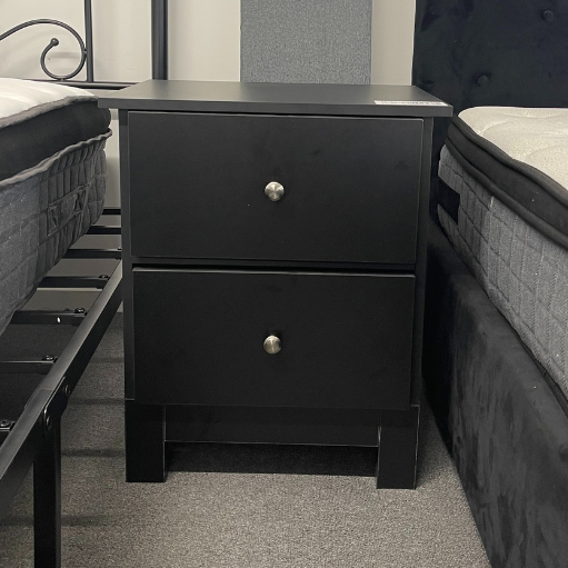 'Pamela' Bedside Table Black sue-e furniture