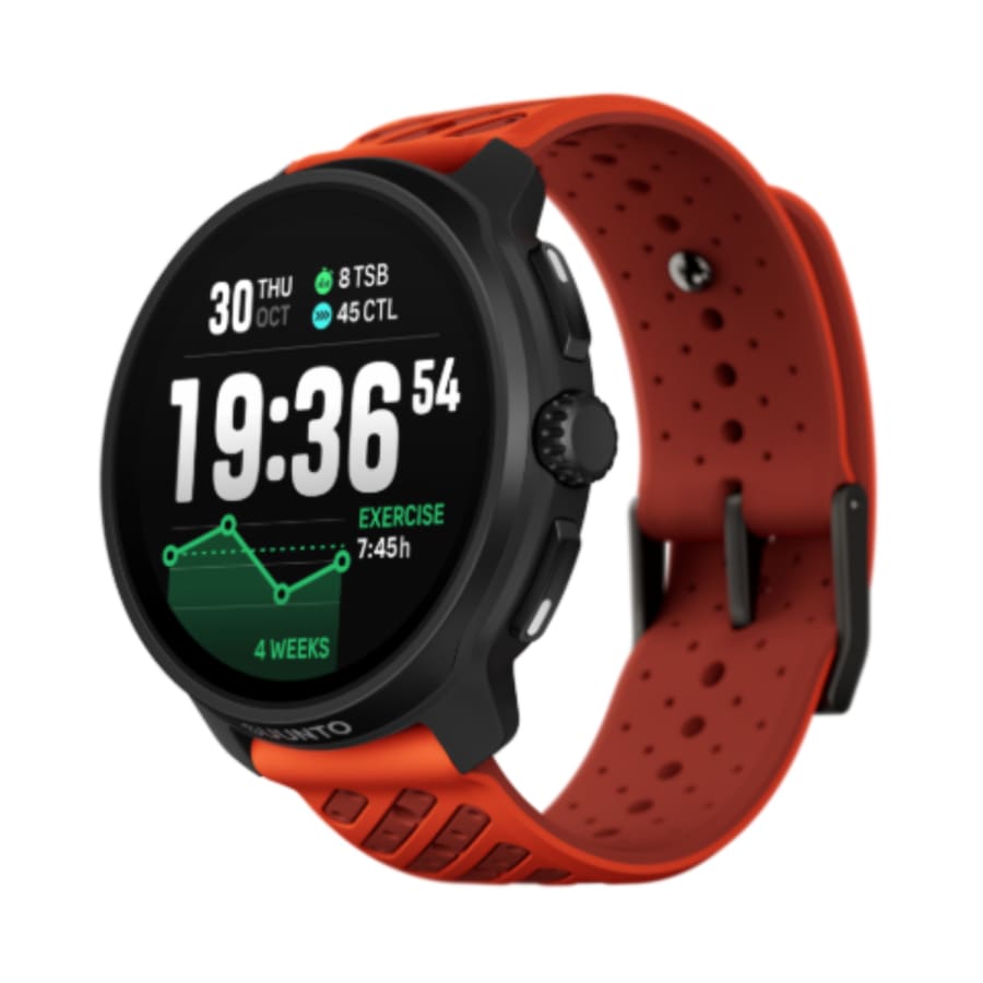Black protective watch case for Suunto Race 2 (2025) by That Watch Shop, designed to shield the smartwatch.