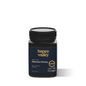 Jar of UMF® 10+ Manuka Honey from Happy Valley Honey with a golden honey spread in a clear glass jar.