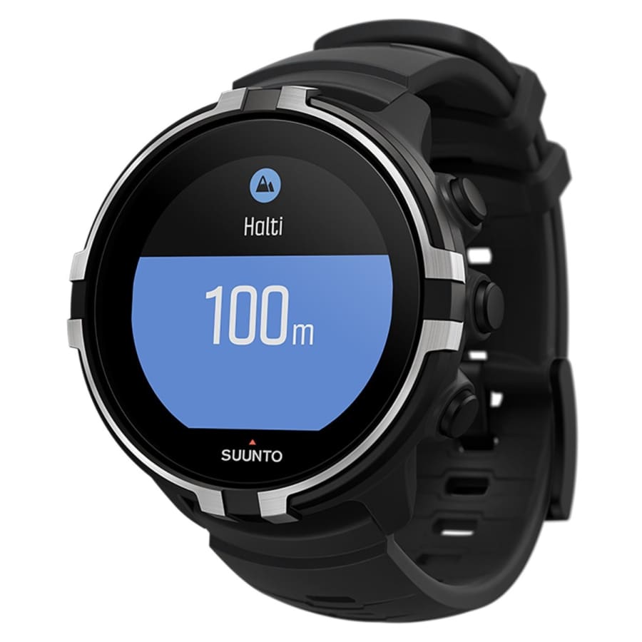 Black protective watch case for Suunto Spartan Sport Wrist HR Baro, designed by That Watch Shop, providing durable coverage.