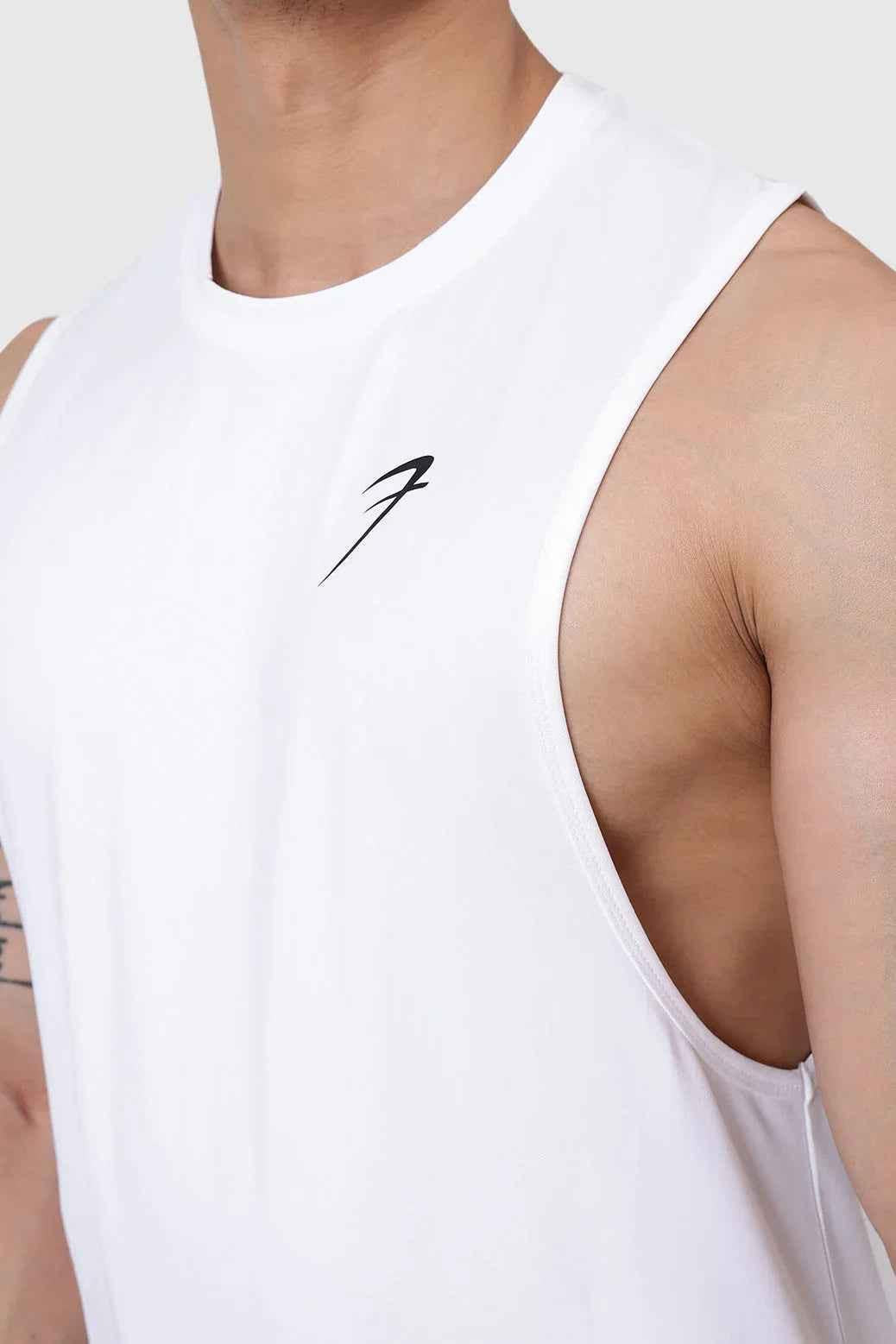 Urban Deep Arm Tank White