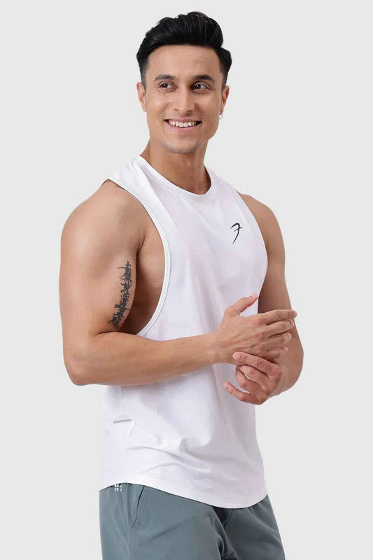 Urban Deep Arm Tank White