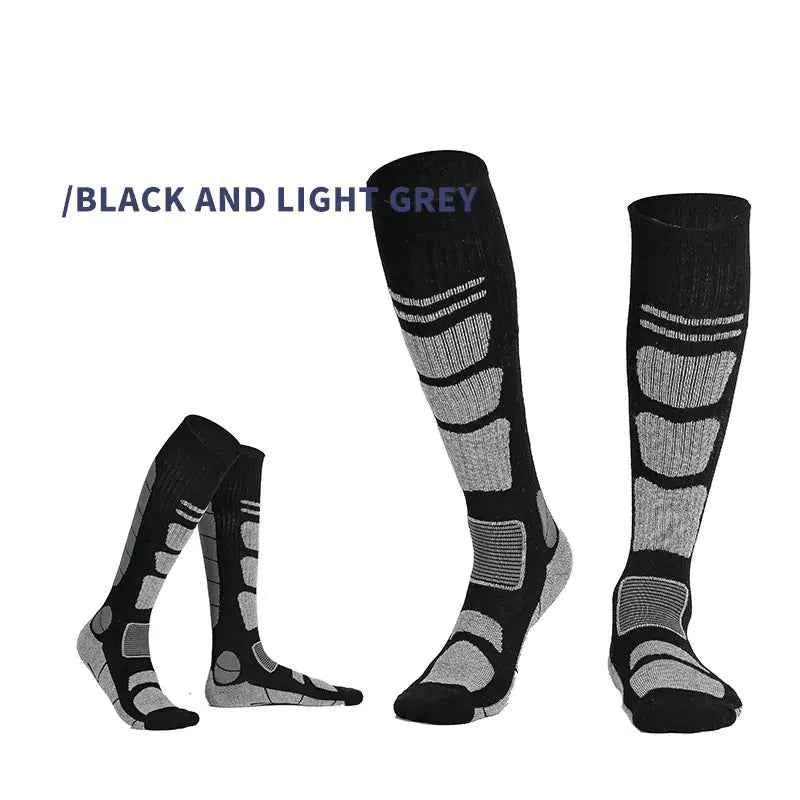 Over The Knee Wool Hiking Socks for New Adventures - Brushed High Tube Trail Socks
