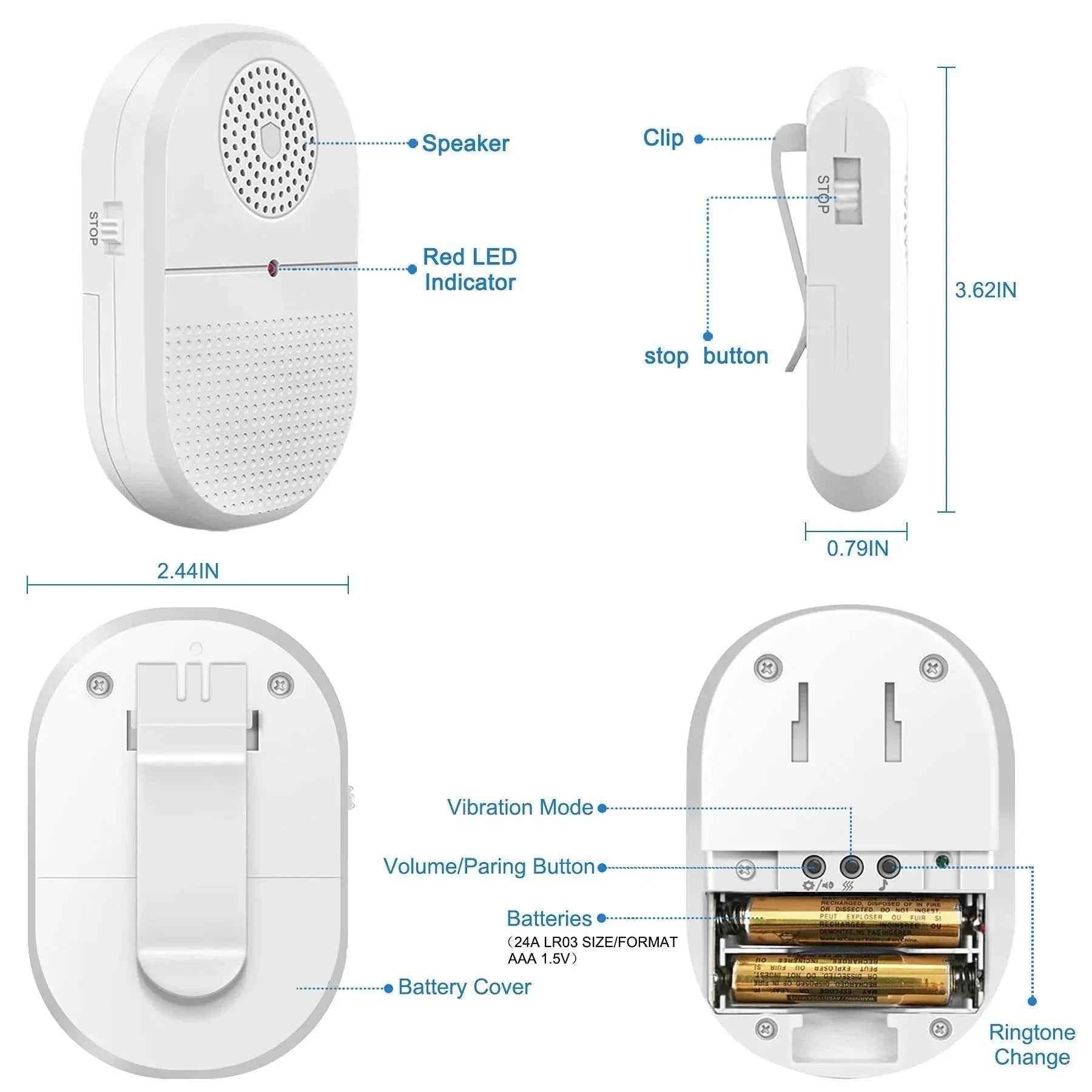Wireless Caregiver Pager