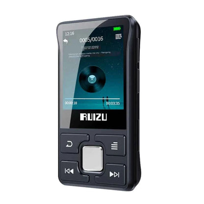 Mini Bluetooth MP3 Player with 1.8" Screen - Portable Music Player with FM Radio, E-Book & TF Card Support