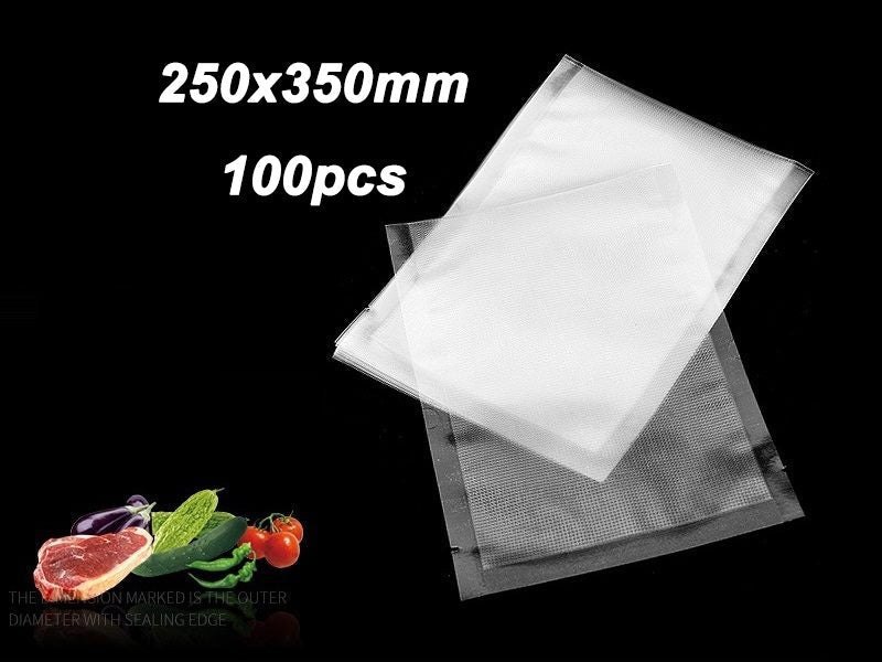 Textured Vacuum Seal Bags Pre-cut Food Storage Saver Bags Size XS-L dealonline.co.nz