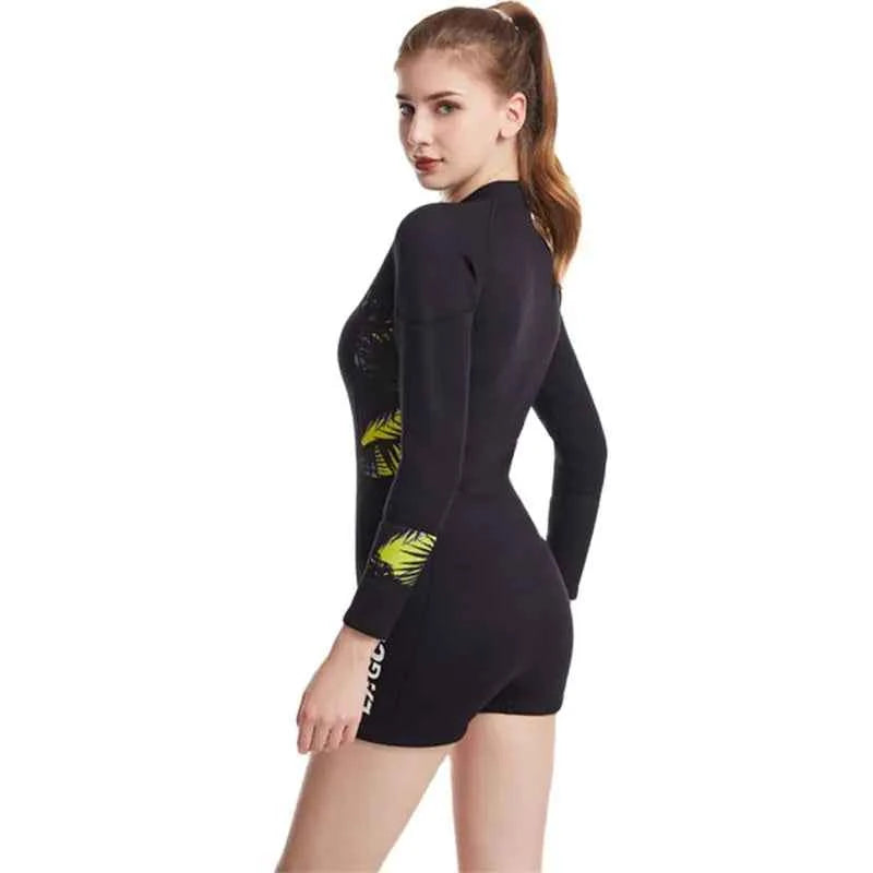 Women's 2.5MM Neoprene Wetsuit - Thermal Protection for Surfing & Water Sports | Cold Water