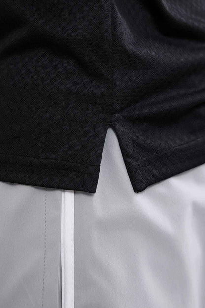 Wave Polo T-shirt Black
