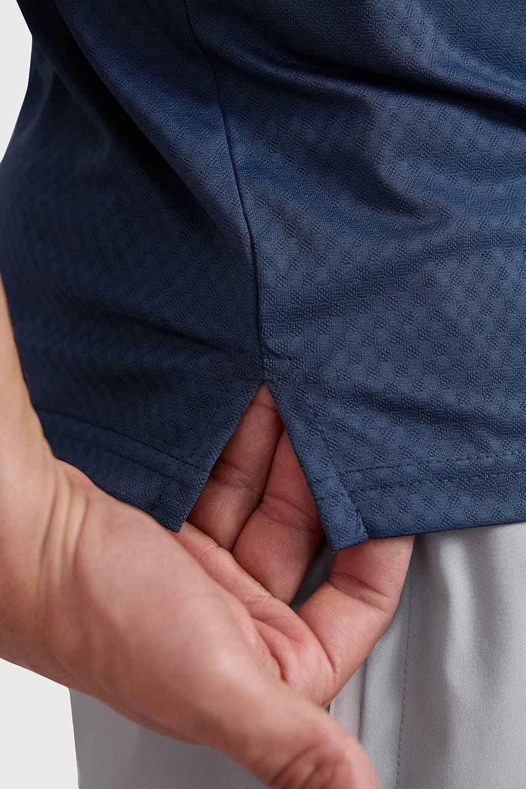 Wave Polo T-shirt Navy