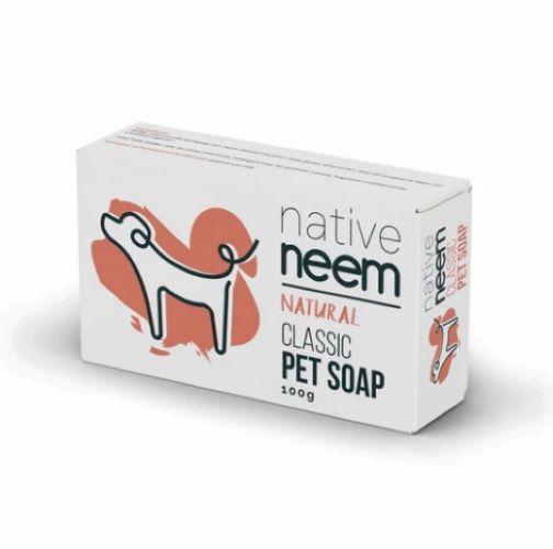 Organic Neem Pet Soap Bar 100g (Classic) Animal Addiction Limited
