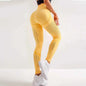 High Waist Knitted Yoga Pants for Women - Seamless Stretch Activewear | Athletic Leggings