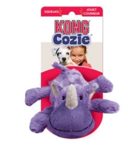 Kong Cozie Rosie Rhino Medium Animal Addiction Limited