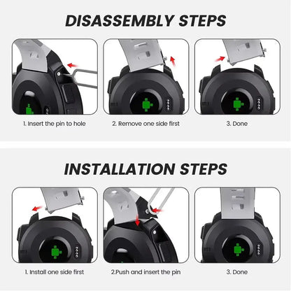 Soft Silicone Strap for the Garmin Instinct 1/2/Solar/Tactical Series (available in 5 colours) Habicare