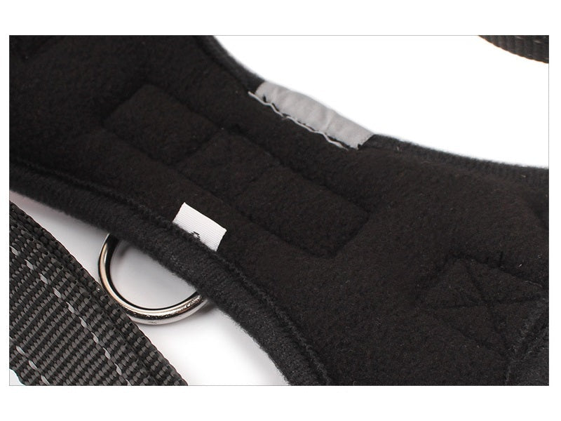Dog Harness Set Pet Adjustable Chest Strap Walking Collar Vest dealonline.co.nz
