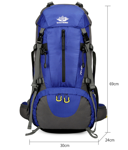 50L (45+5) Hiking Backpack – Waterproof Outdoor Camping & Climbing Daypack ECOTREK