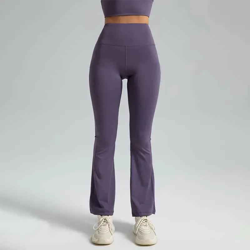 High Waist Flared Yoga Pants - Hip-Lifting Bell Bottom Leggings | Women's Athletic Wear
