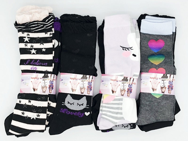 36 pairs Toddler Kids Plain Cartoon Ribbed Socks dealonline.co.nz