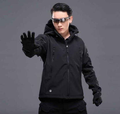 TAD Softshell Outdoor Jacket, Waterproof 3-in-1 Camouflage