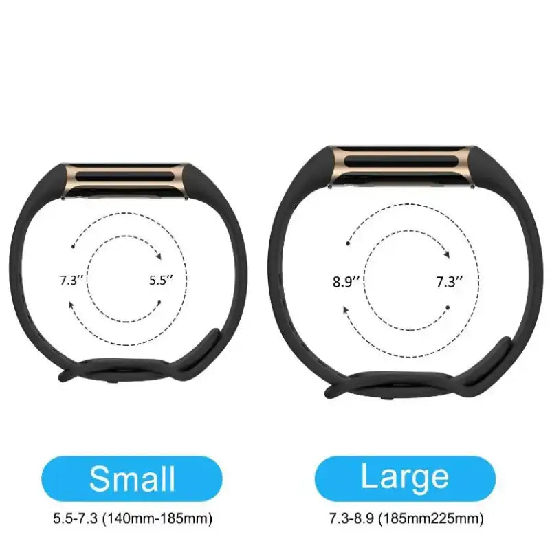 Adjustable Strap for the Fitbit Charge 5/6 (2 sizes & 19 colours available) Habicare