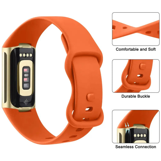 Adjustable Strap for the Fitbit Charge 5/6 (2 sizes & 19 colours available) Habicare
