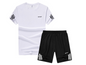NZ-2XL-Mens 2 Piece Outfit Sport Set Short Sleeve Summer Leisure Short Thin Sets dealonline.co.nz
