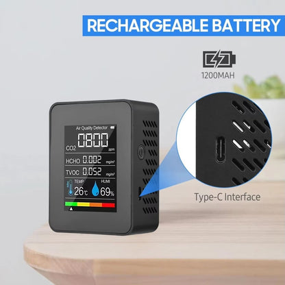 Air Quality Monitor - 5 in 1 9eight5