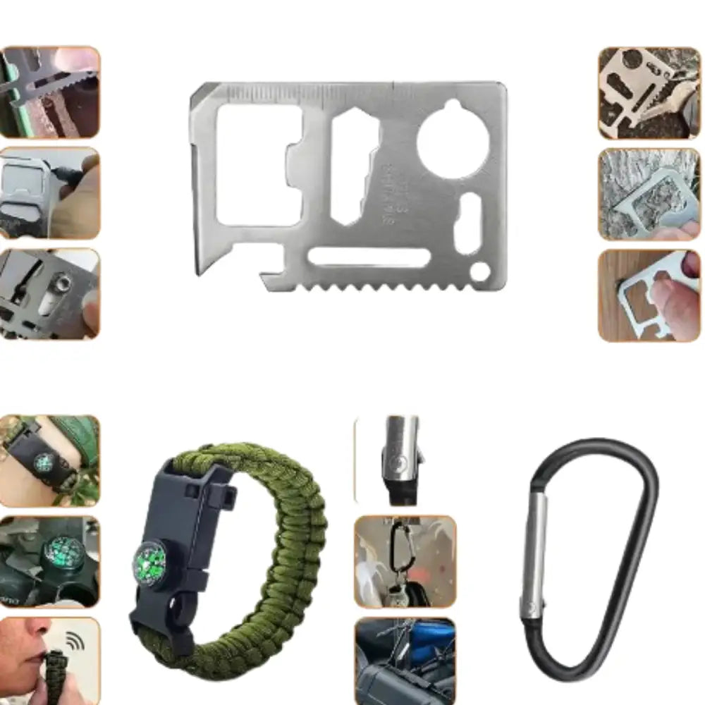 All-in-One Survival Kit – Tactical Tools for Hiking & Emergencies Habicare