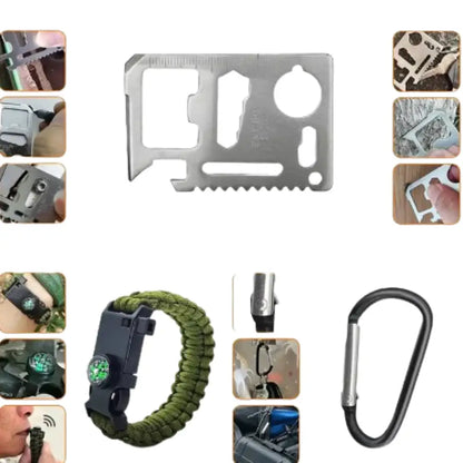 All-in-One Survival Kit – Tactical Tools for Hiking & Emergencies Habicare