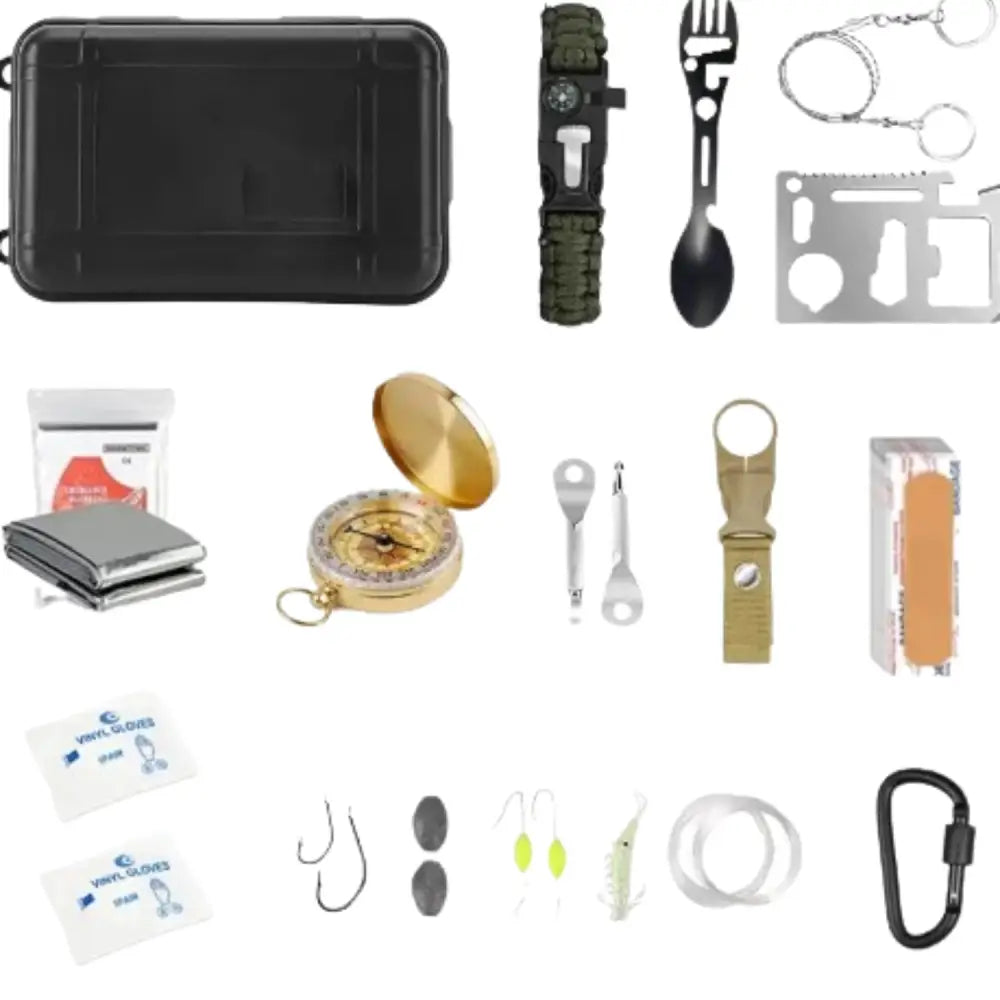 All-in-One Survival Kit – Tactical Tools for Hiking & Emergencies Habicare
