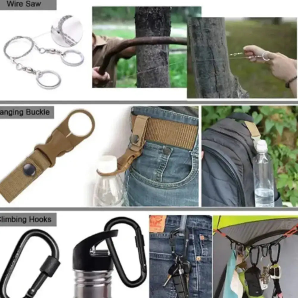 All-in-One Survival Kit – Tactical Tools for Hiking & Emergencies Habicare