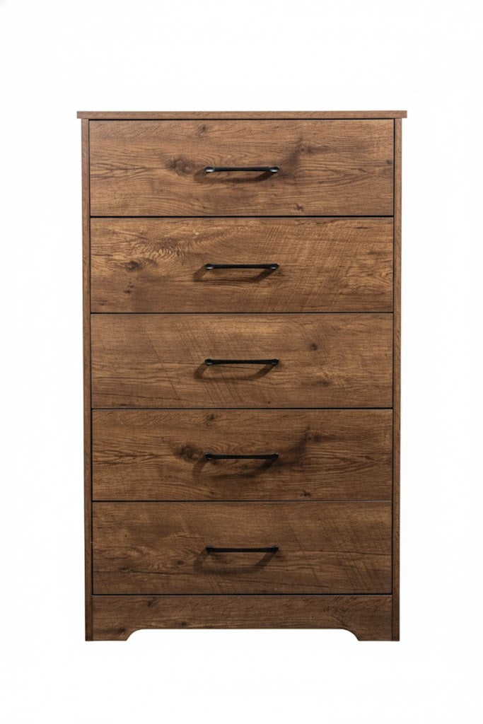 'Althea' Wallnut color Five Drawers sue-e furniture