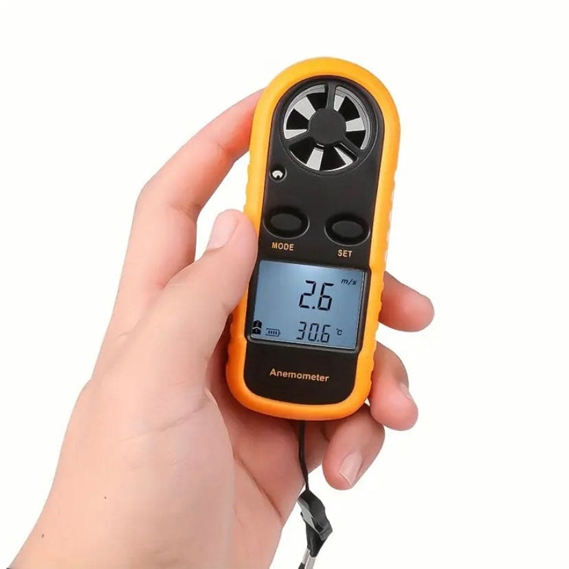 Anemometer - Wind Speed & Air Temperature Meter - ShopHub