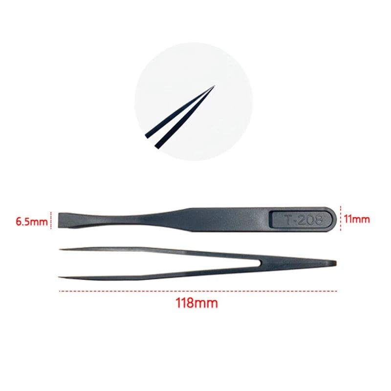 Anti-static Plastic Tweezers (8 piece) That Watch Shop