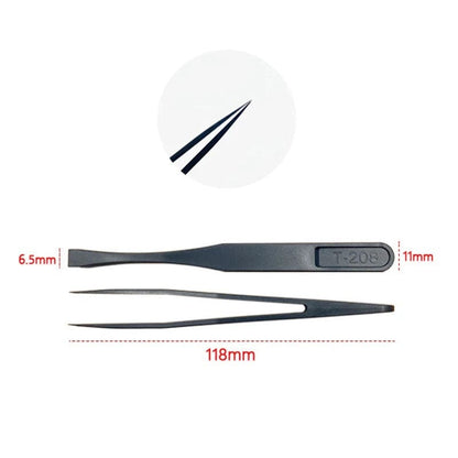 Anti-static Plastic Tweezers (8 piece) That Watch Shop