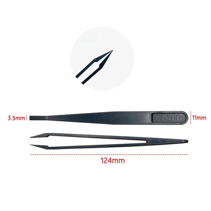 Anti-static Plastic Tweezers (8 piece) That Watch Shop