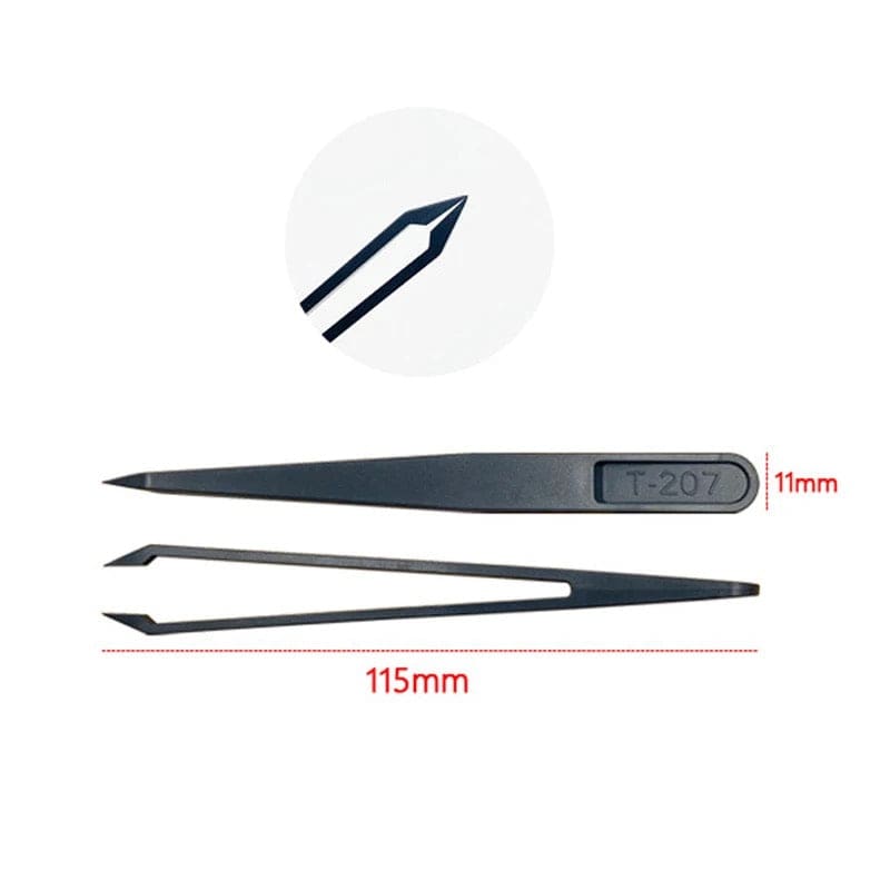 Anti-static Plastic Tweezers (8 piece) That Watch Shop