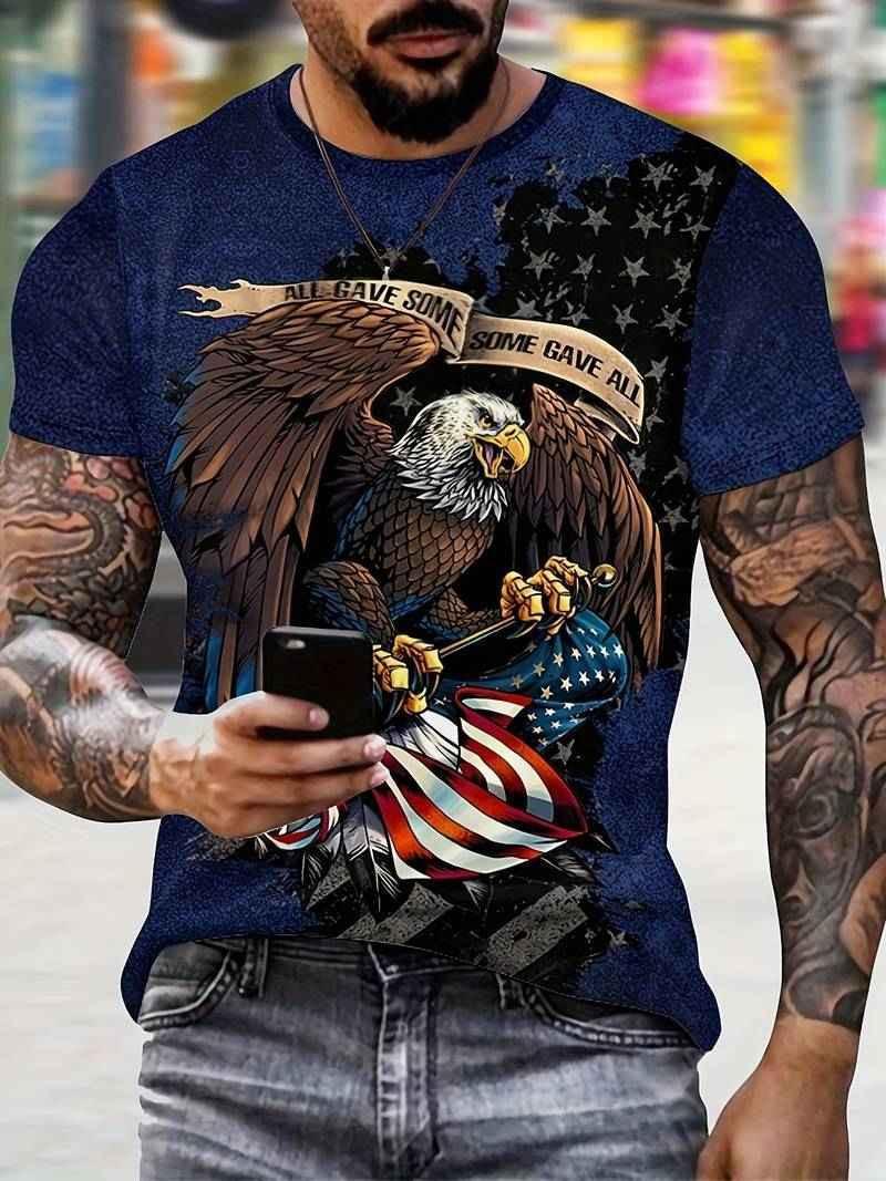 Apex Eagle Statement Tee for Men