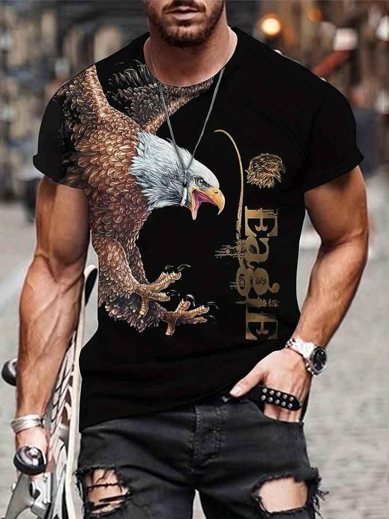 Apex Eagle Statement Tee for Men