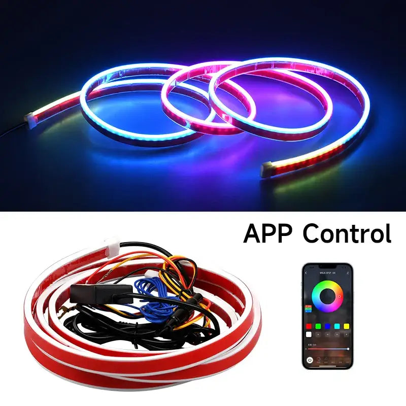 APP-Controlled LED Car Hood Light Strip (12V) Habicare