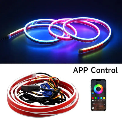 APP-Controlled LED Car Hood Light Strip (12V) Habicare