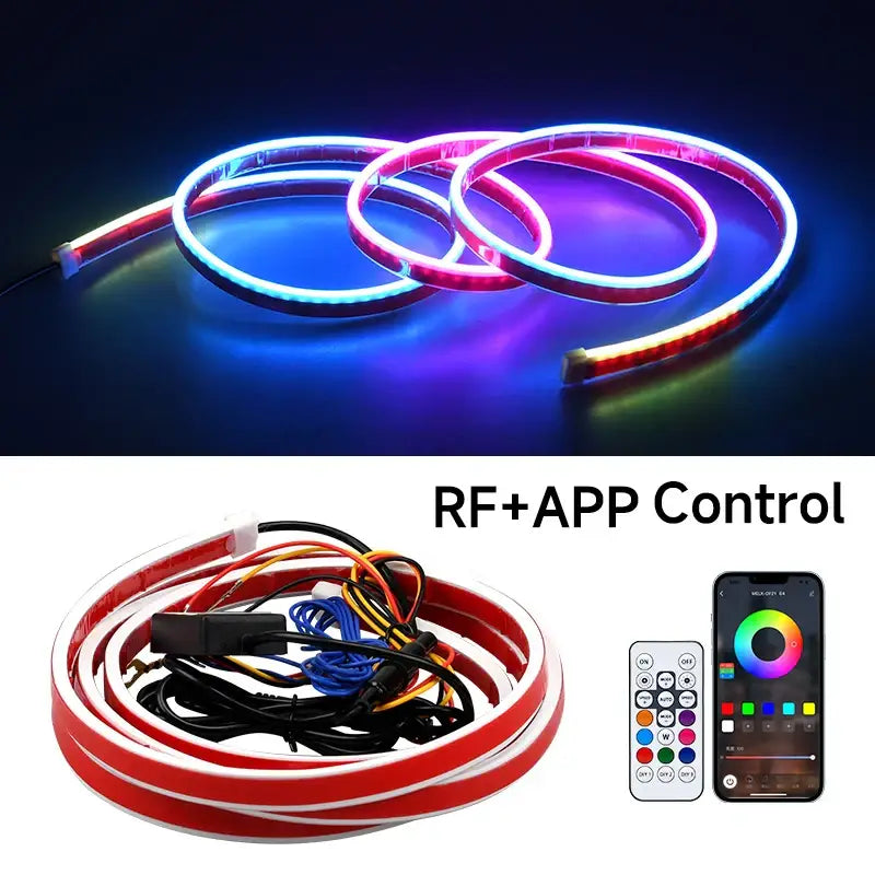 APP-Controlled LED Car Hood Light Strip (12V) Habicare