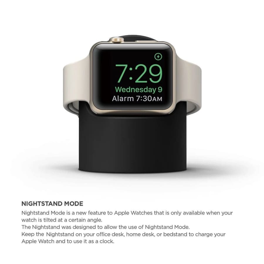 Apple Watch charging stand by That Watch Shop in six colors, designed for easy charging and display of Apple Watch on a sleek stand.