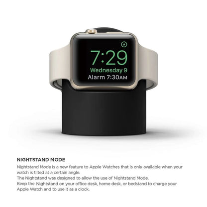 Apple Watch charging stand by That Watch Shop in six colors, designed for easy charging and display of Apple Watch on a sleek stand.