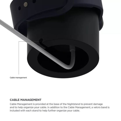 Apple Watch charging stand by That Watch Shop in six colors, designed to hold and charge Apple Watches neatly and securely.