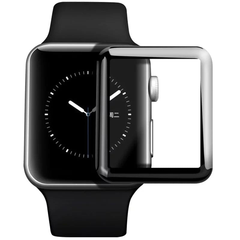 Apple Watch Series 3 42mm screen protector by That Watch Shop, clear protective film over watch display