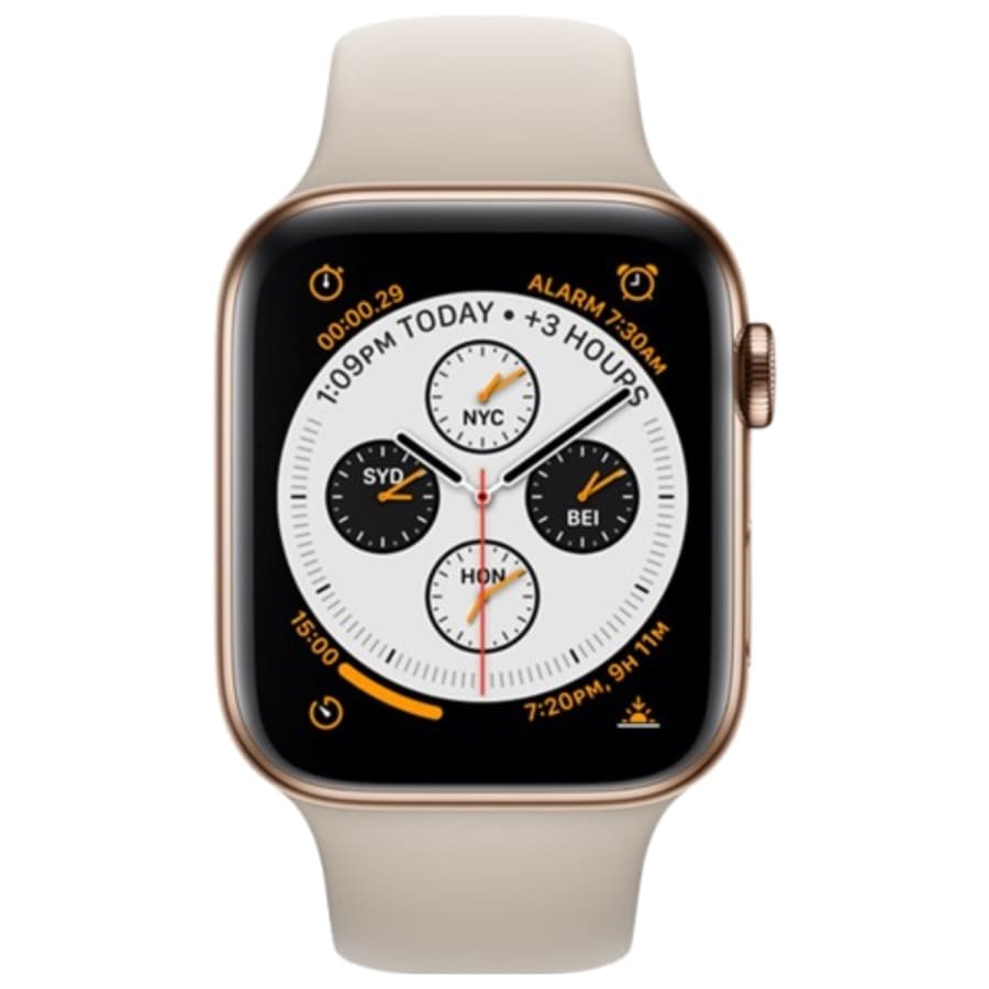 Hydrogel screen protector for Apple Watch Series 4 44mm, designed to safeguard the watch display, pack of 6.