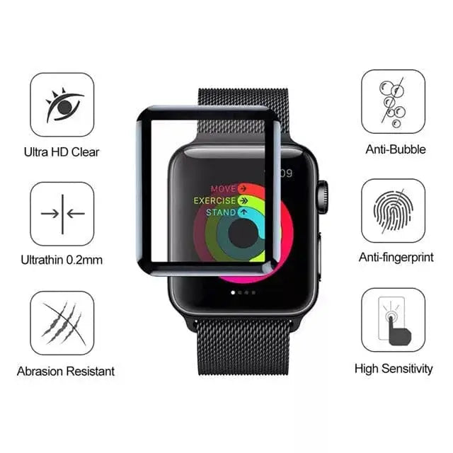 Screen Protectors for Apple Watch Series 6 (40mm) (Pack of 5) Habicare