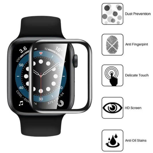 Screen Protectors for Apple Watch Series SE (2nd generation) (44mm) (Pack of 5) Habicare