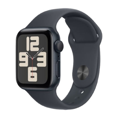 Hydrogel screen protectors for Apple Watch Series SE 40mm, pack of 2, navy color, designed to shield the watch display.