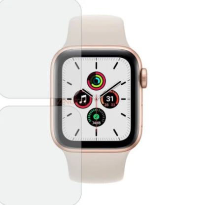 Hydrogel screen protectors for Apple Watch Series SE 40mm, pack of 2, providing durable protection for the watch screen.